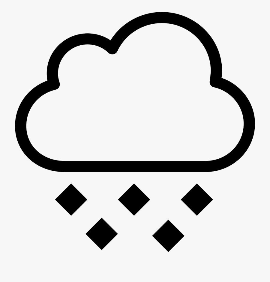 Clip Art,line Art,heart,black And White,graphics - Transparent Background Cloud Icon, Transparent Clipart