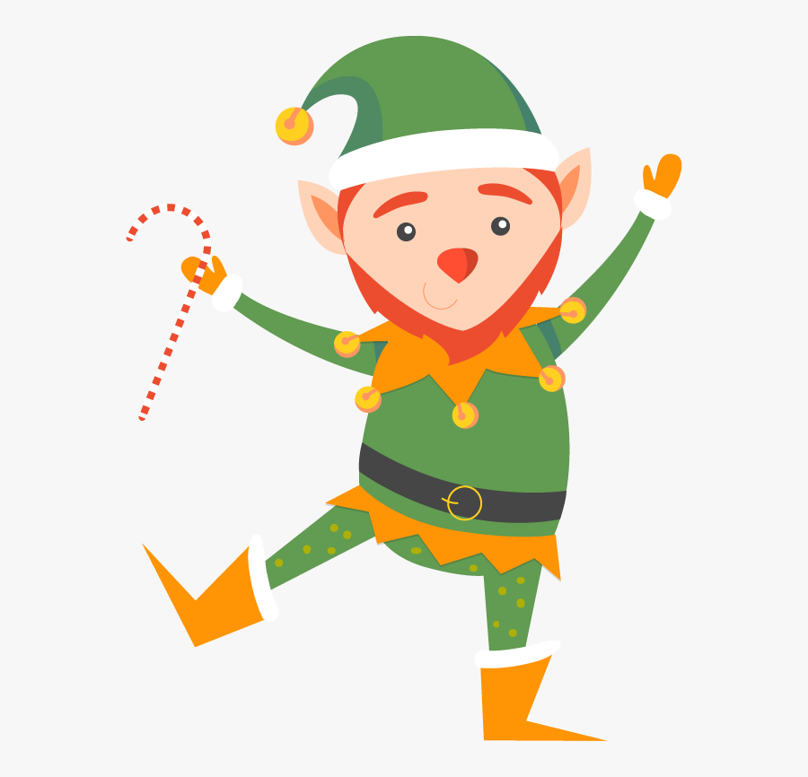 Clip Art Elf Illustration - Elf Png, Transparent Clipart