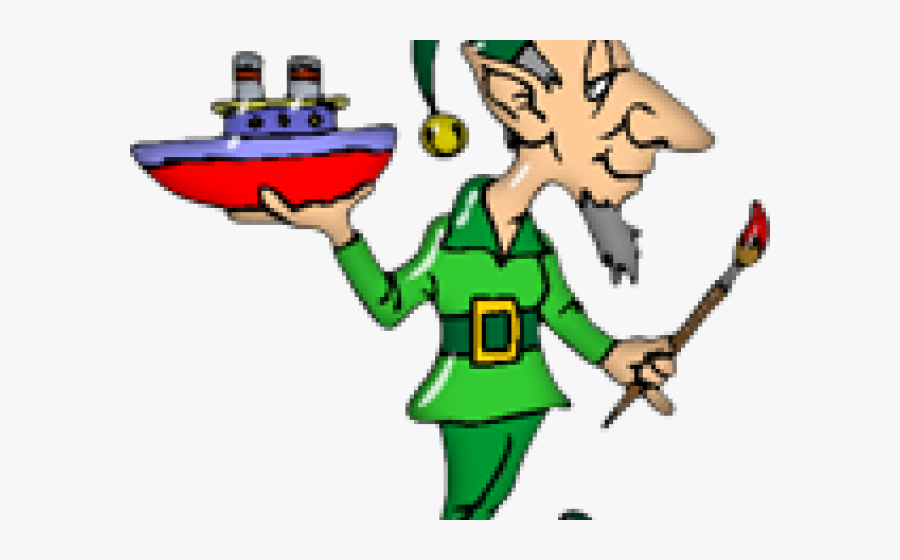 Elf Clipart Party - Christmas Elves, Transparent Clipart