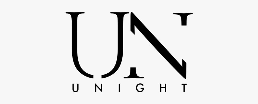 Unight Ig Black - U Night, Transparent Clipart