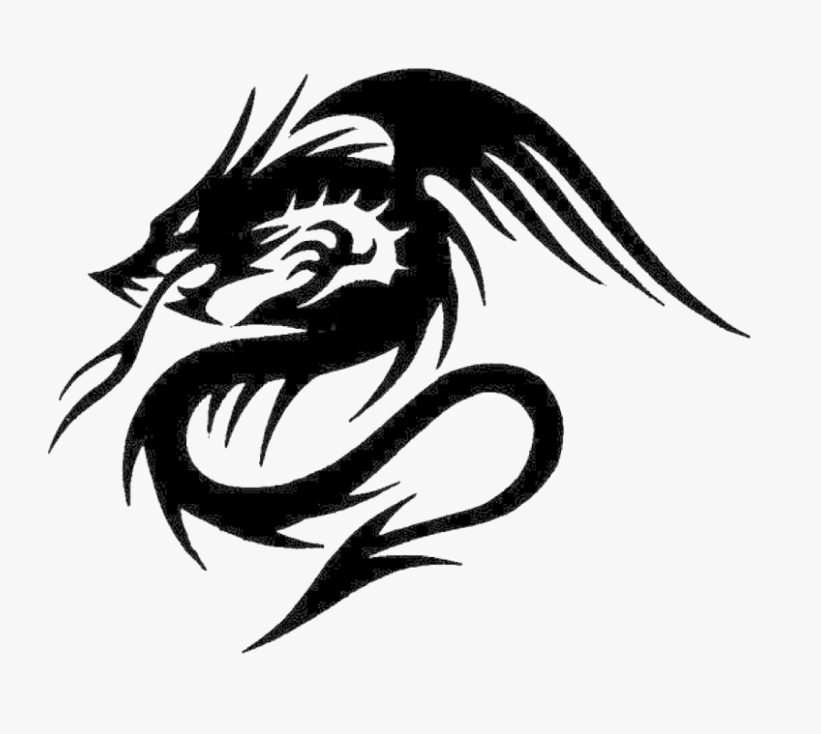 Clip Art Png Transparent Images Pluspng - Dragon Tribal Tattoo Png, Transparent Clipart