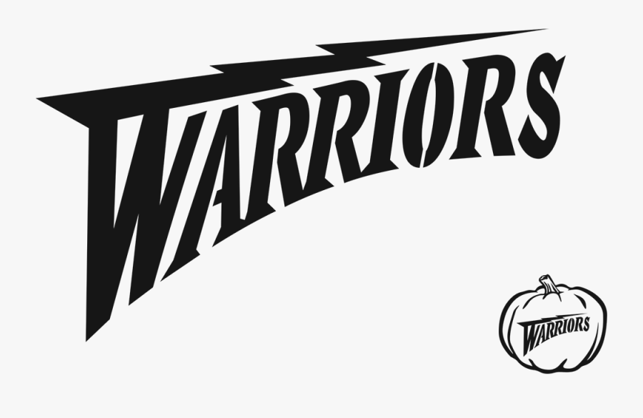 Golden State Warriors Logo Black And White Png, Transparent Clipart
