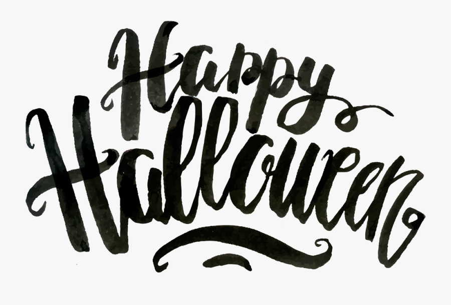 Happy Halloween Art, Transparent Clipart