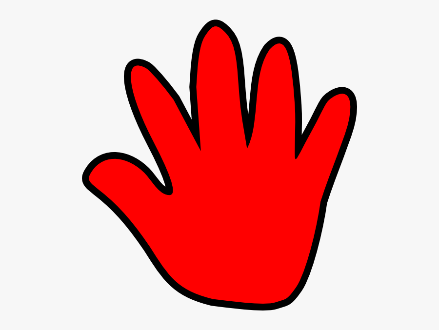Handprint Clipart Right Hand - Portable Network Graphics, Transparent Clipart