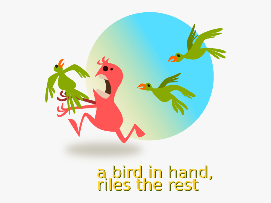 Free Vector Kablam One In Hand Clip Art - Cartoon Quotes, Transparent Clipart