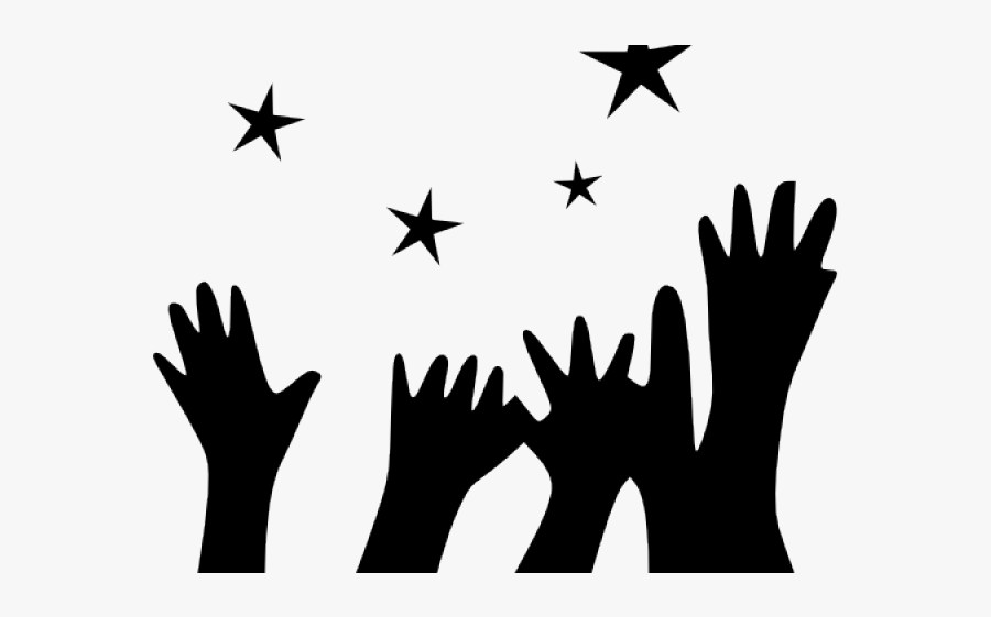 Reaching Hand Clipart - Reach For The Stars Vector, Transparent Clipart