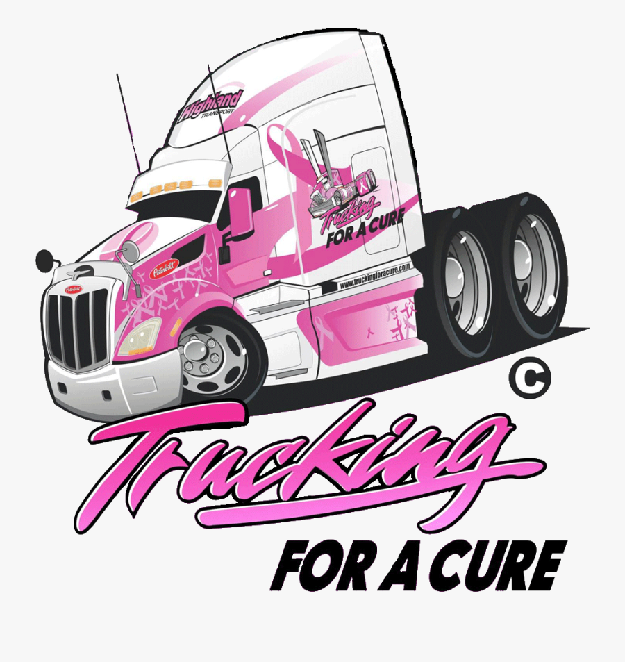 Trucking For A Cure - Pinky Trucking For A Cure, Transparent Clipart