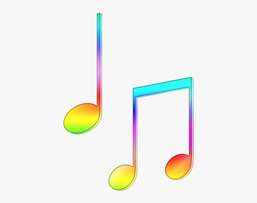 Colorful Music Note Png, Transparent Clipart