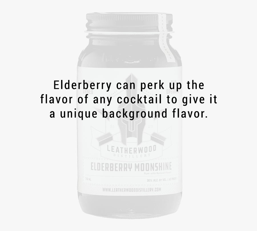 Leatherwood Distillery Elderberry Moonshine 750ml - Glass Bottle, Transparent Clipart