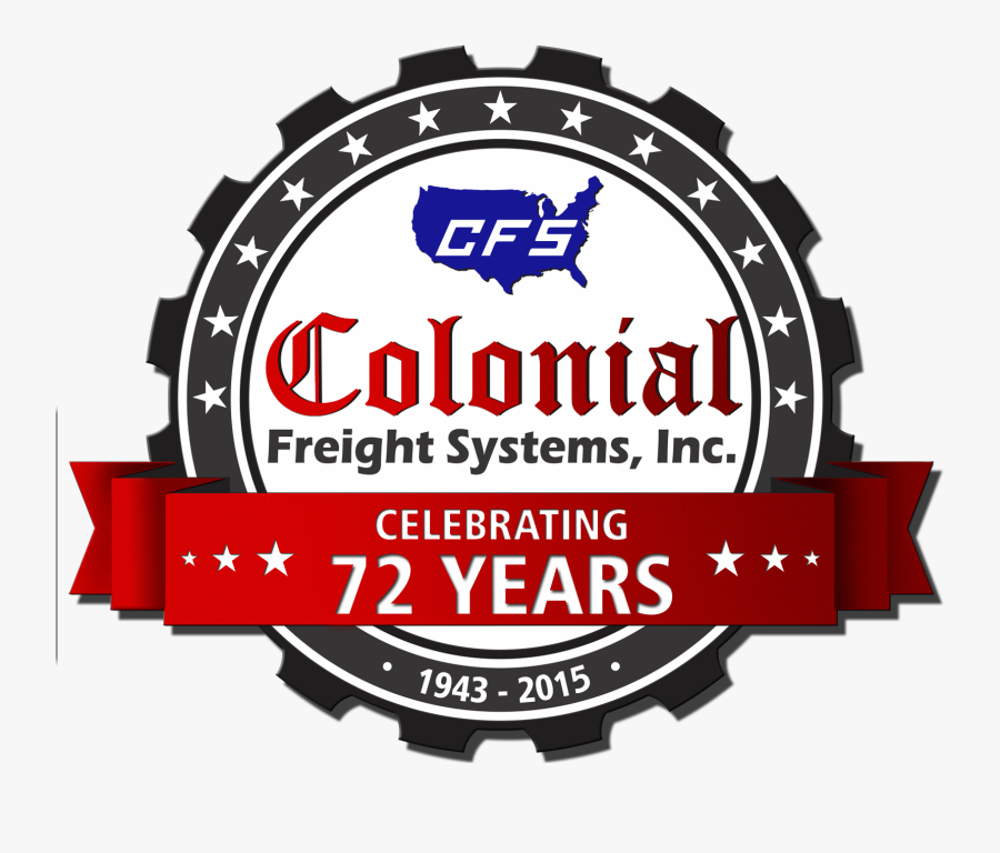 Colonial Freight Systems Logo, Transparent Clipart