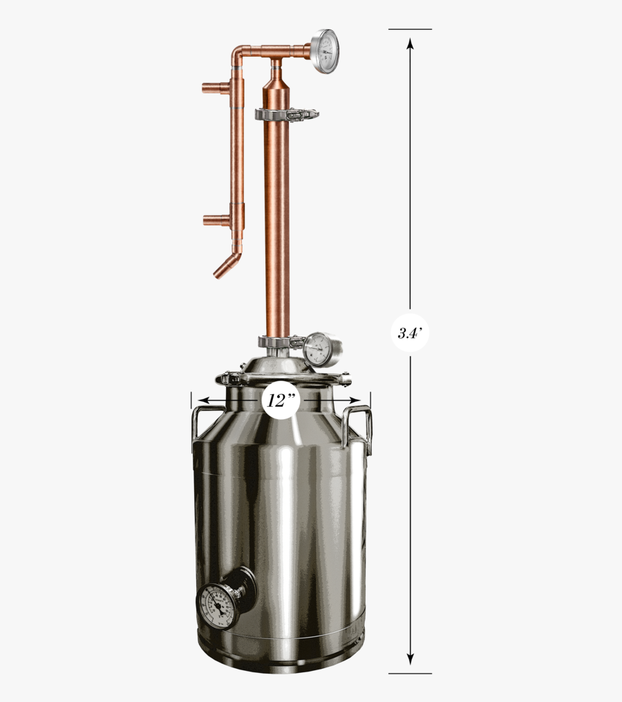 3 Gallons Still Pot, Transparent Clipart