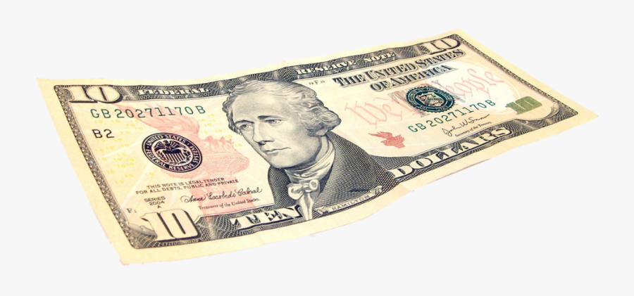 $10 Png Bill - 10 Dollar Bill Transparent, Transparent Clipart