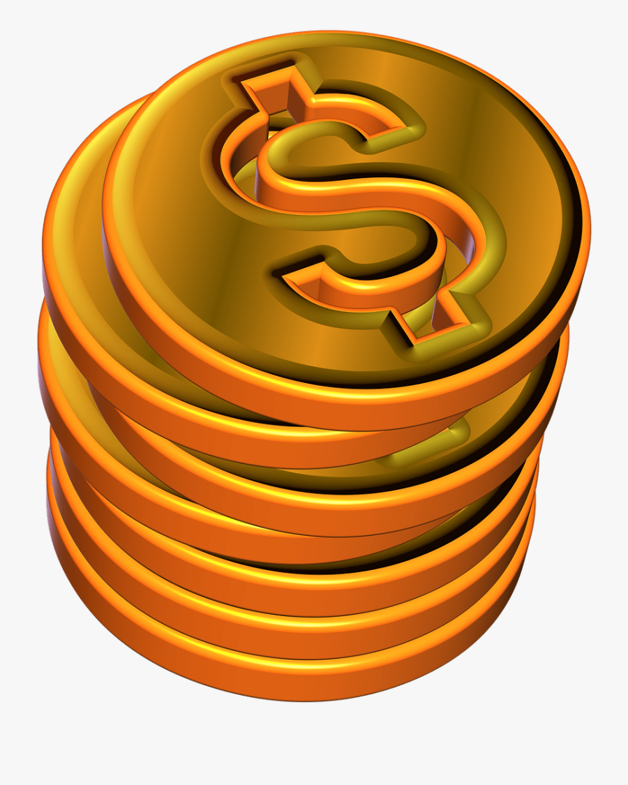 Pilha De Moedas Png, Transparent Clipart