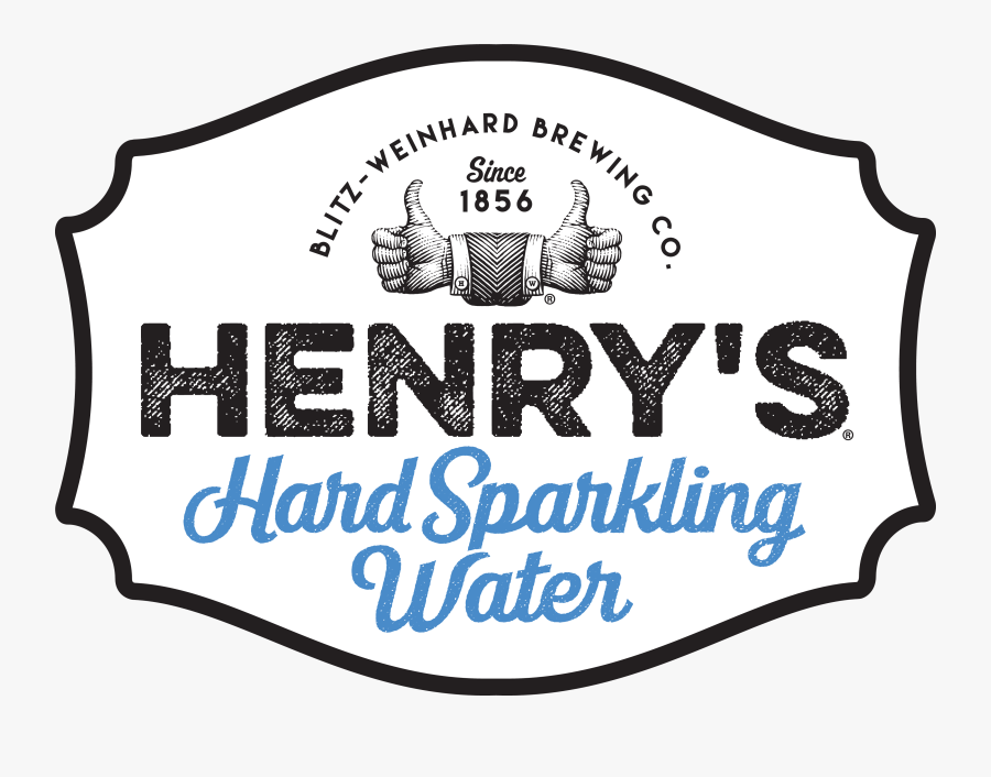 Henry's Hard Sparkling Logo, Transparent Clipart