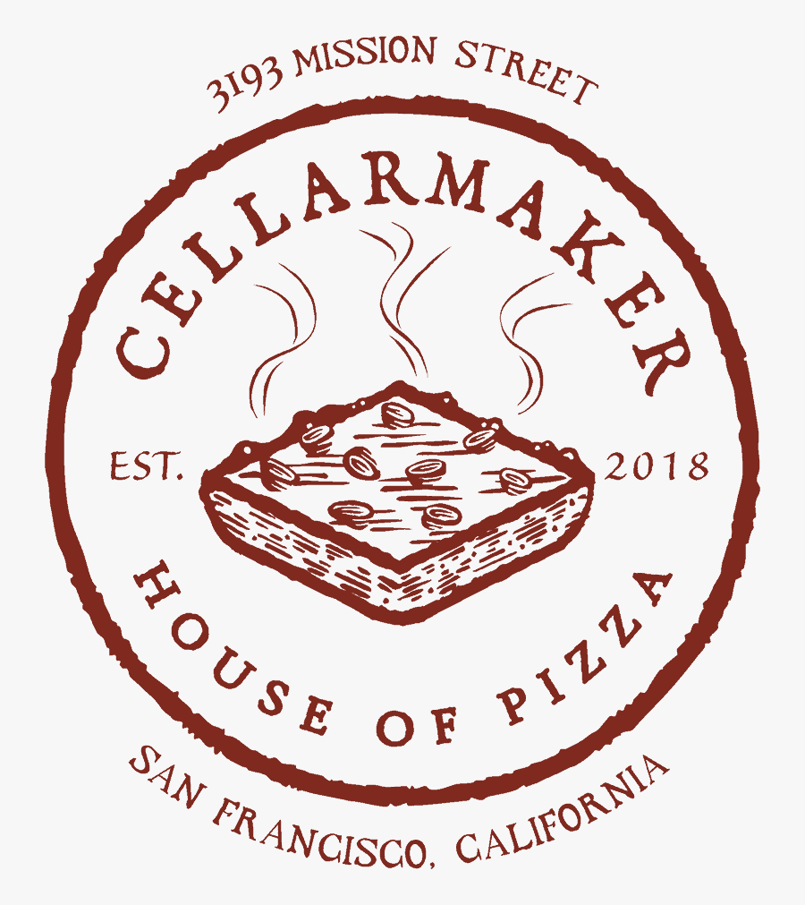 Cellarmaker Pizza Menu, Transparent Clipart