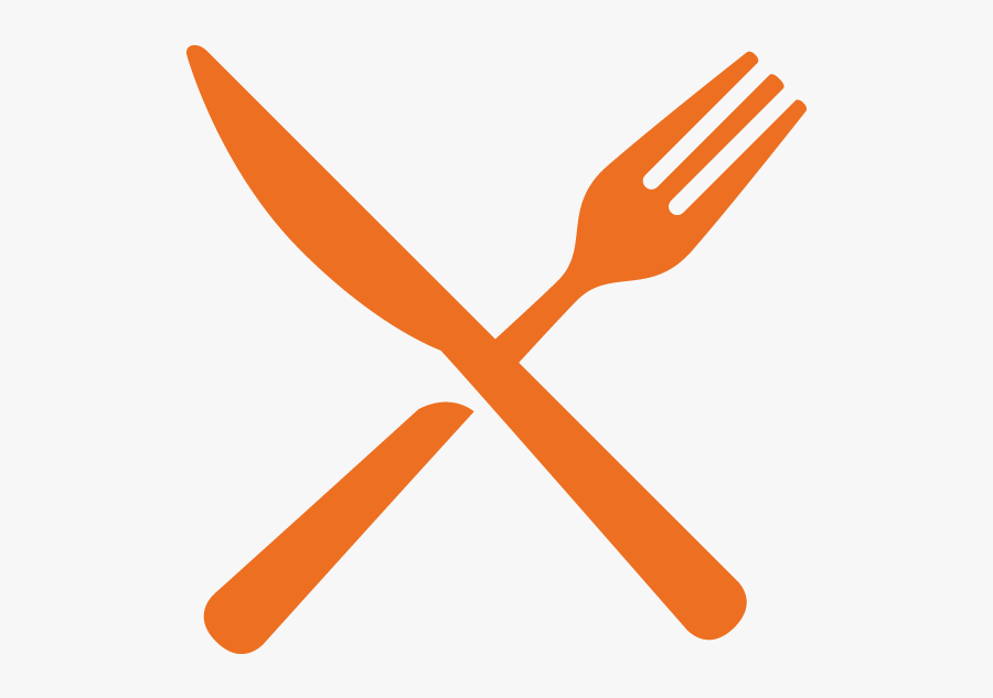 Knife And Fork Illustration, Transparent Clipart