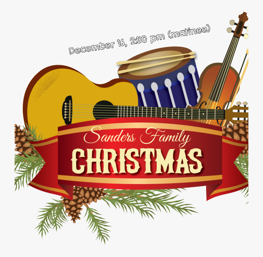 Matinee Showing Of Sanders Family Christmas, Transparent Clipart
