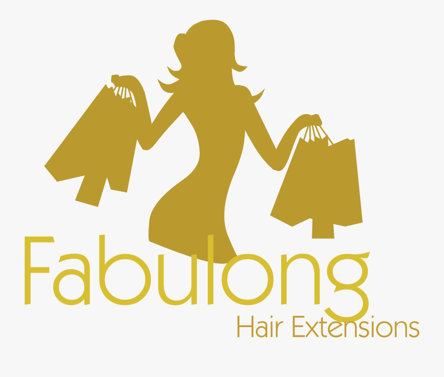 Transparent Brushing Your Hair Clipart - Fabulong Hair Extensions Logo, Transparent Clipart