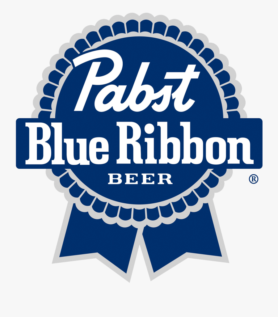 Pabst Blue Ribbon Png Logo, Transparent Clipart