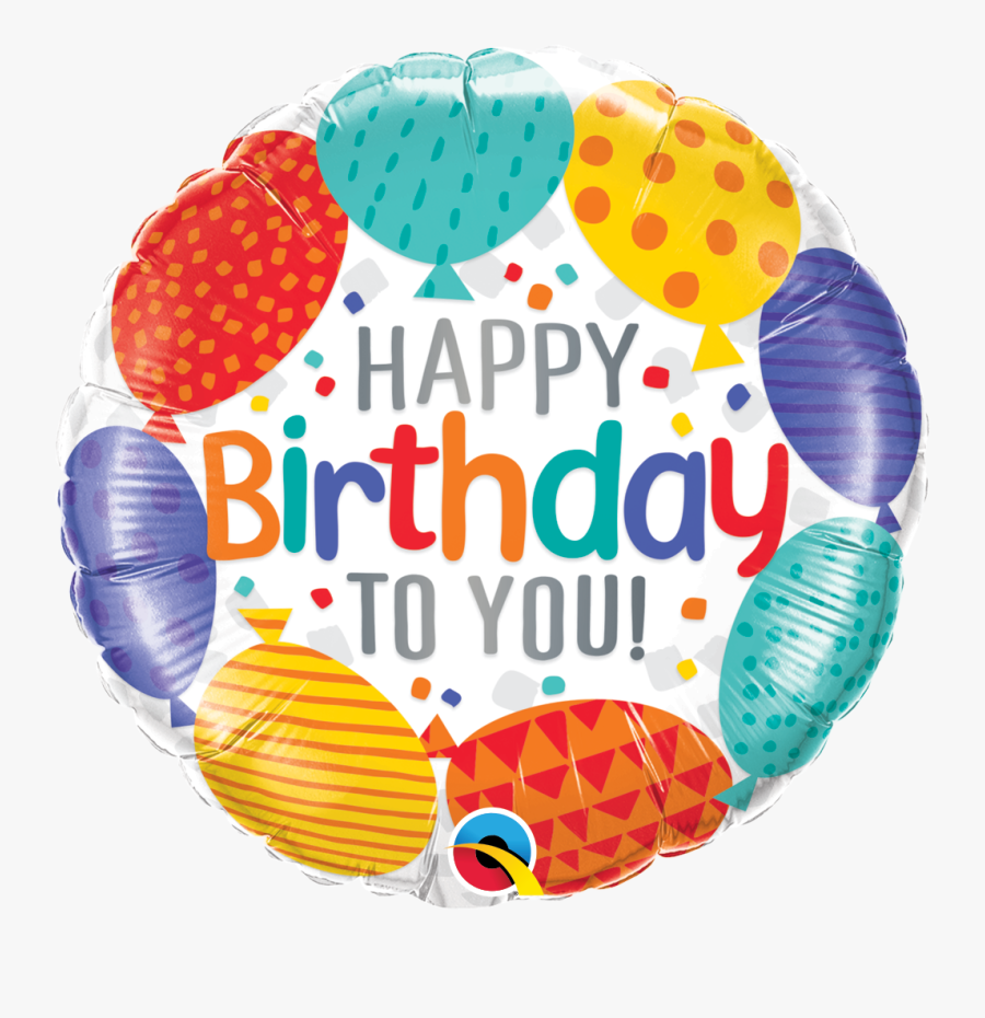 Happy Birthday To You Balloons, Transparent Clipart