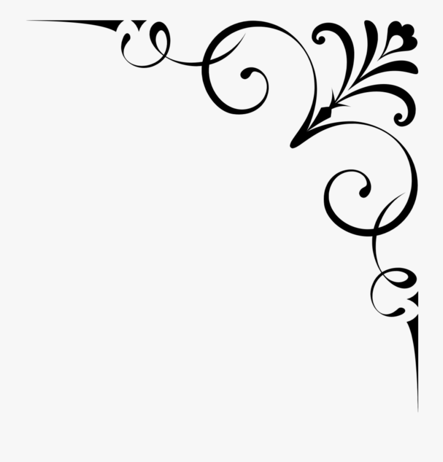 Transparent Corner Scroll Png - Psalm 68 5 6, Transparent Clipart