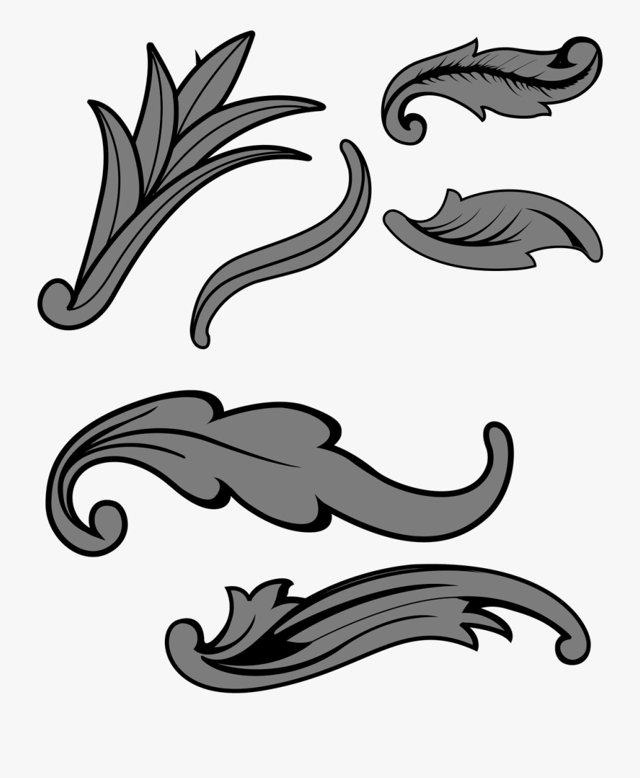 Victorian Art Deco Corner Free Picture - Black Clipart Dulhan Png, Transparent Clipart