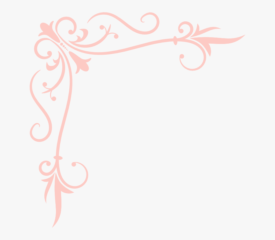 Transparent Corner Flourish Png - Corner Vector Design Png, Transparent Clipart