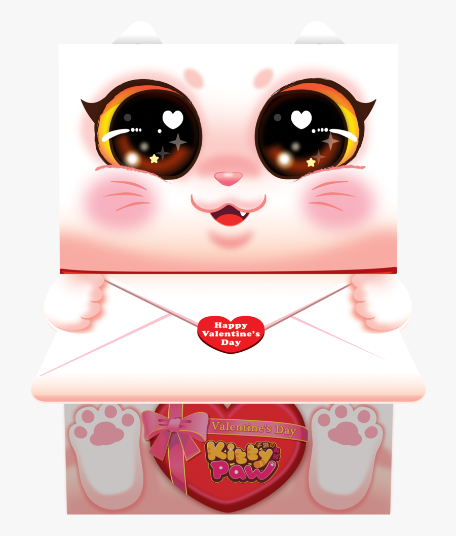 Kittypaw Valentines 3d Boxopening Rgb - Renegade Game Studios Ren0854 Kitty Paw, Transparent Clipart