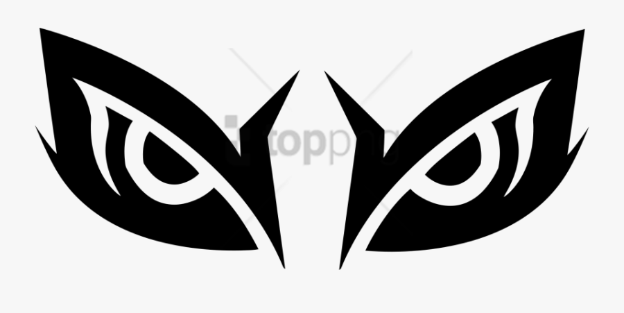 Black Eyes Png - Owl Eye Logo Png, Transparent Clipart