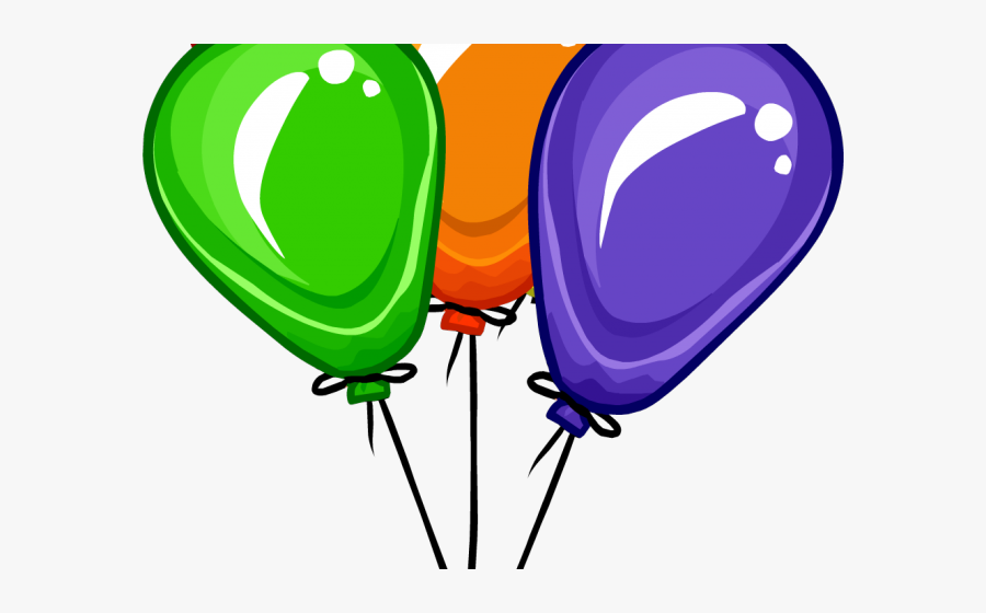 Real Birthday Balloons Png, Transparent Clipart