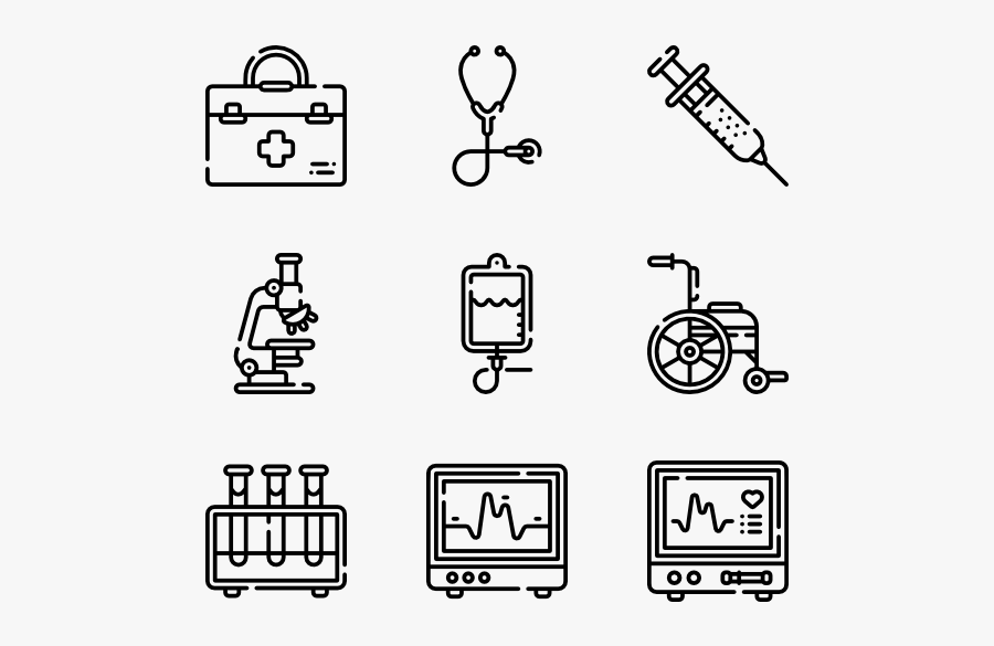 Medical Instruments - Doctors Equipment Icon, Transparent Clipart