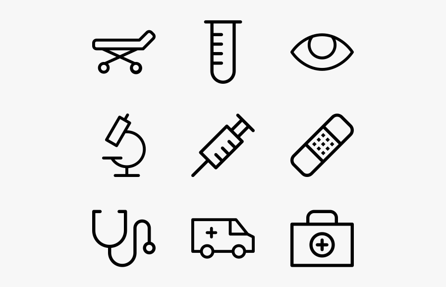 Medical - Surf Icons, Transparent Clipart