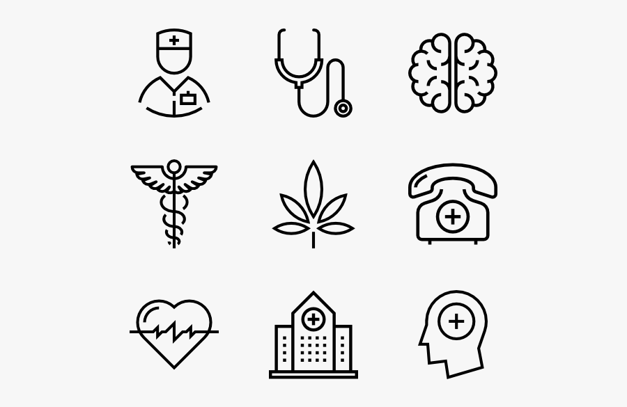 Hospital Icons - Surf Icons, Transparent Clipart