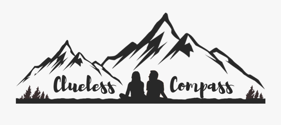 Clueless Compass - Silhouette World Travel, Transparent Clipart