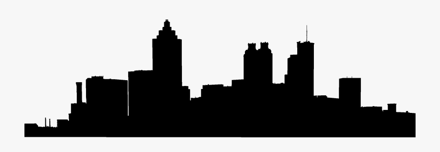 Clip Royalty Free Stock Silhouette At Getdrawings Com - Atlanta Skyline Vector, Transparent Clipart