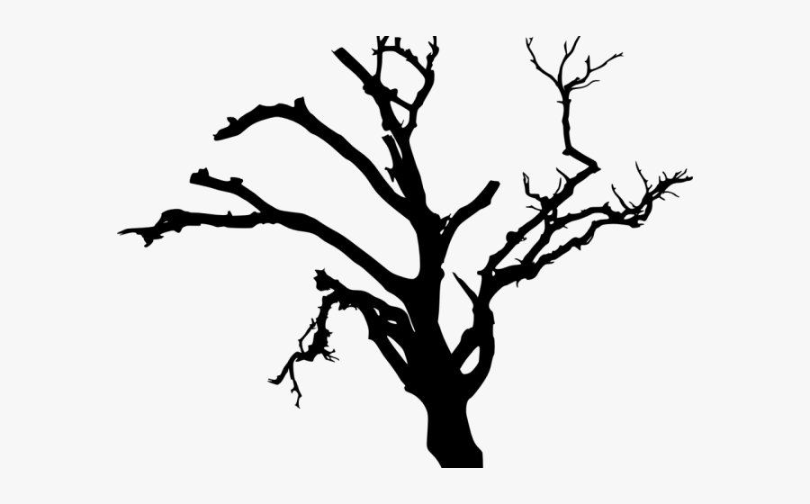 Dead Tree Silhouette Png, Transparent Clipart