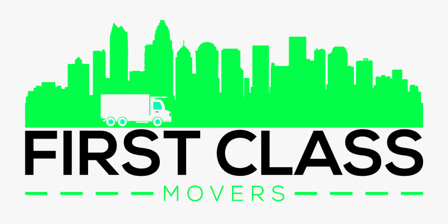 First Class Movers - Charlotte Nc Skyline Black And White, Transparent Clipart