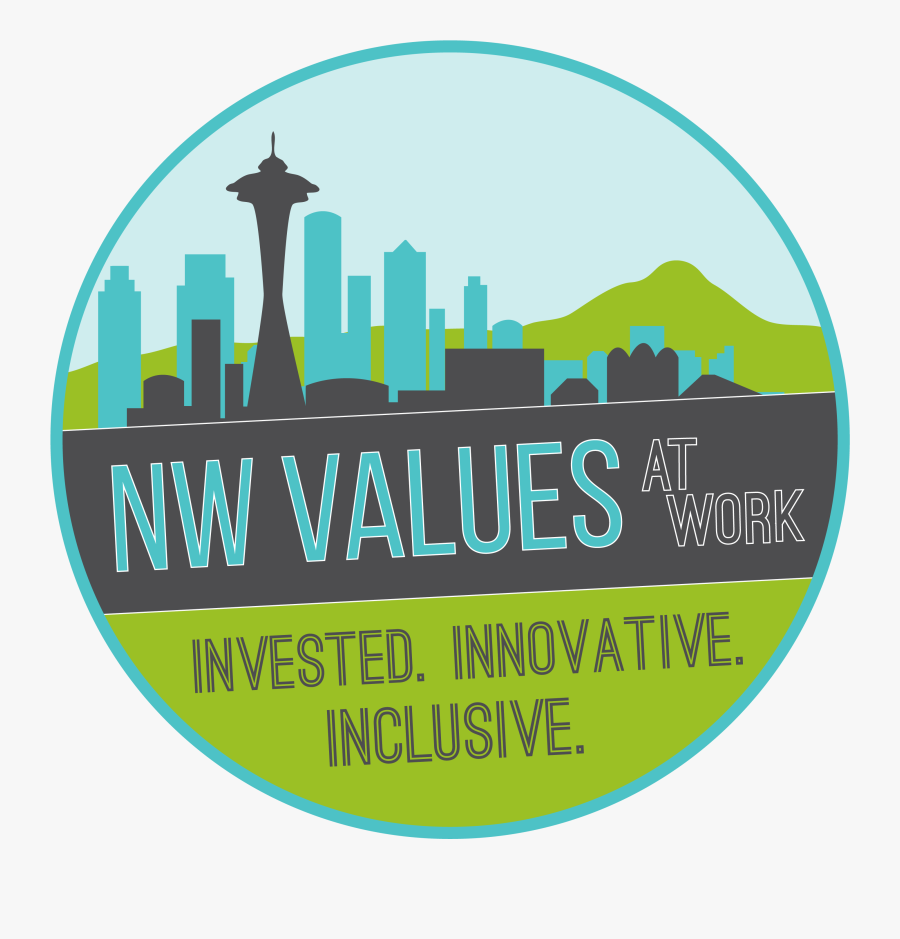 Transparent Seattle Skyline Silhouette Png, Transparent Clipart