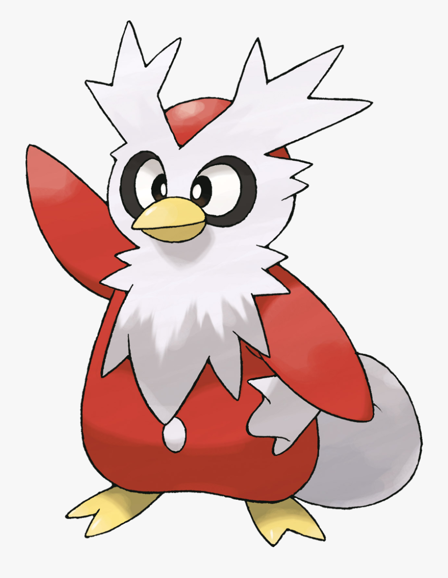 Delibird Pokemon, Transparent Clipart