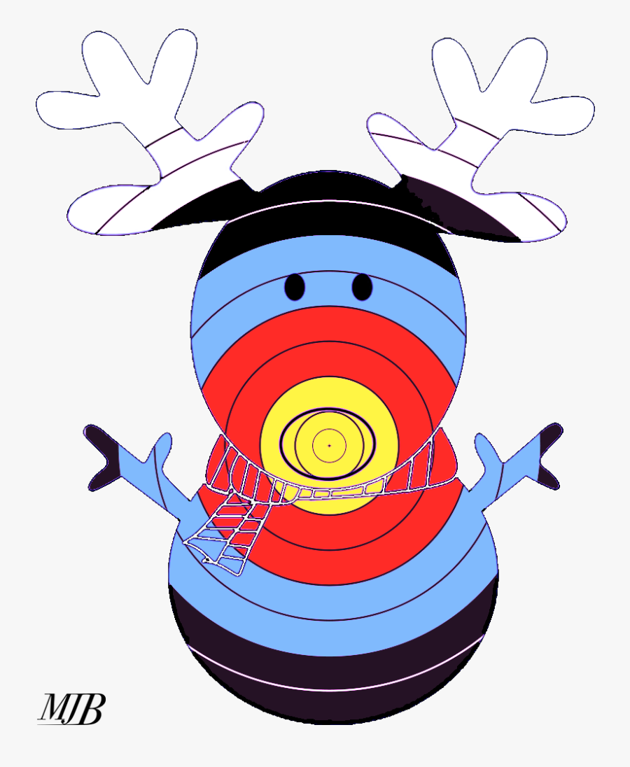 Transparent Archery Target Png - Christmas Archery Targets, Transparent Clipart