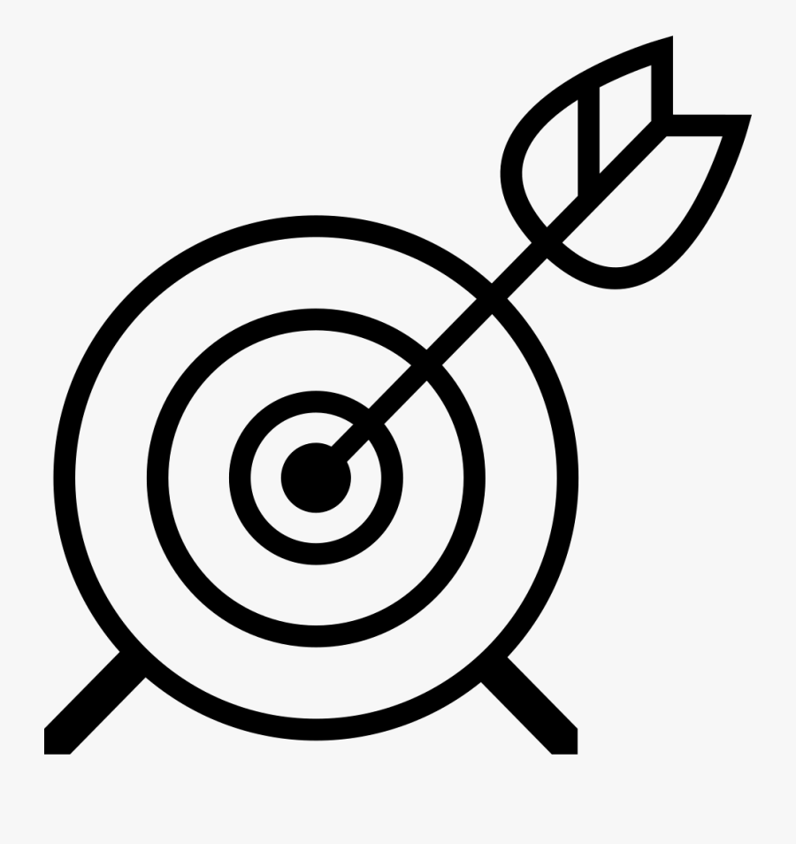 Archery Target - Цель Icon Png, Transparent Clipart