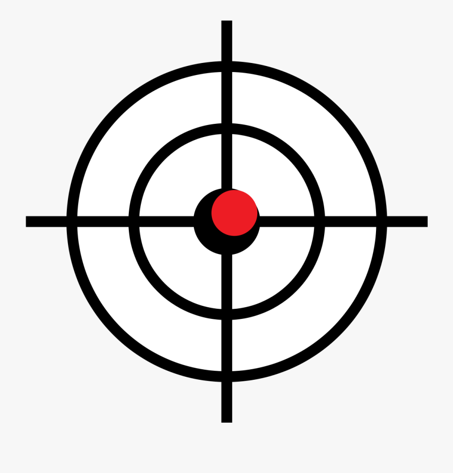 Target Outline, Transparent Clipart
