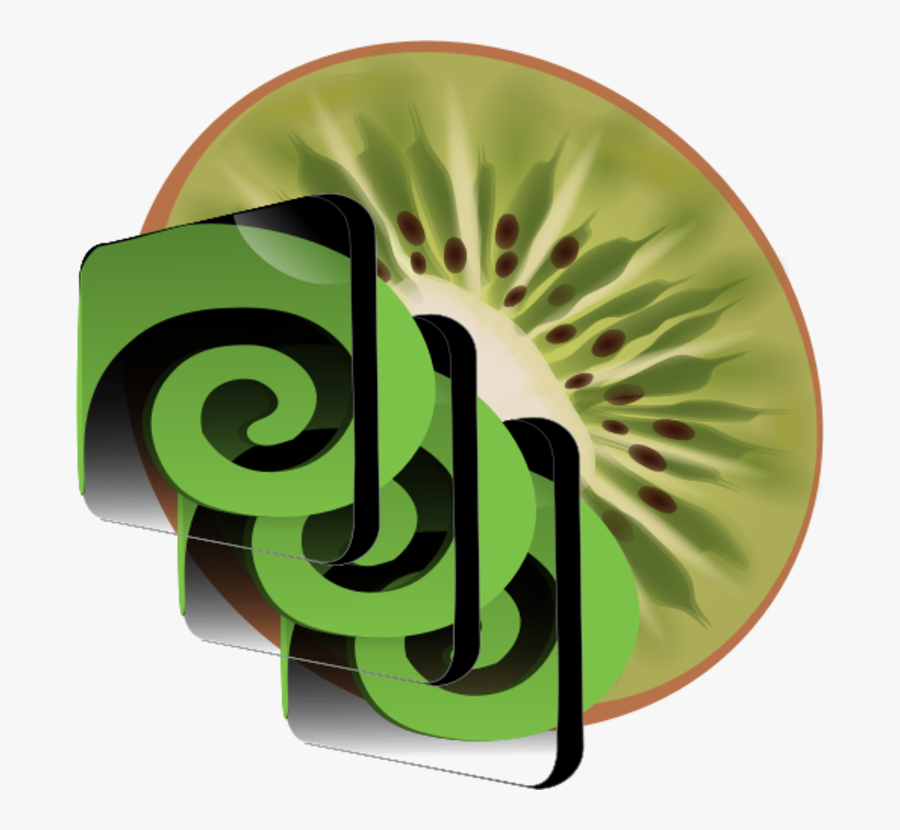 Transparent Fruit Salad Png - Kiwi Sticker, Transparent Clipart