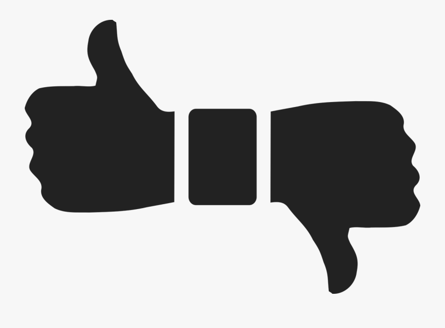 Converting Down To Percentiles - Thumbs Up Thumbs Down Logo, Transparent Clipart