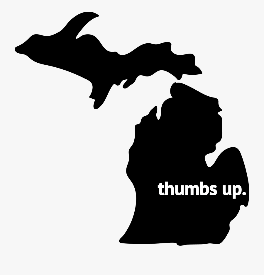 Silhouette Michigan Clipart, Transparent Clipart