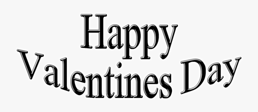 Happy Valentines Day Plain, Transparent Clipart