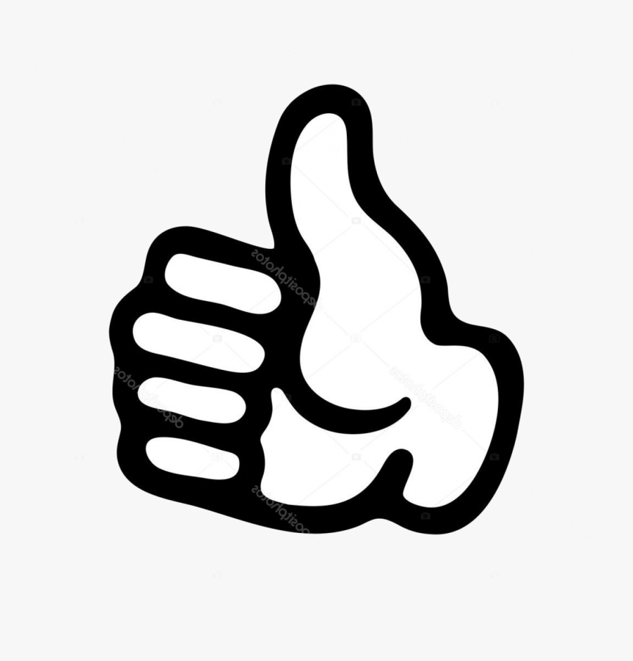 Thumbs Up Thub Icon Vector Stock Illustration Transparent, Transparent Clipart