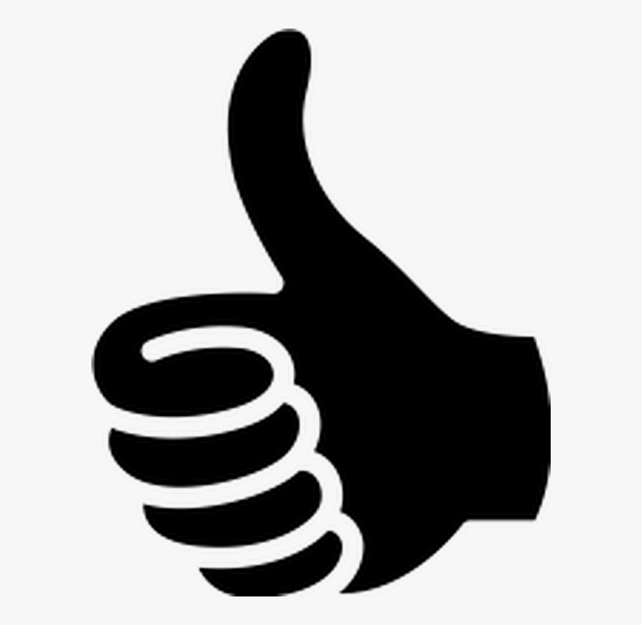 #thumbsup #like #black #png #90rainy - Thumbs Up Vector Png, Transparent Clipart