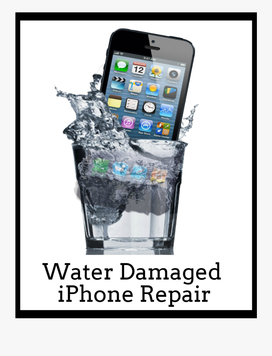Iphone In A Water, Transparent Clipart