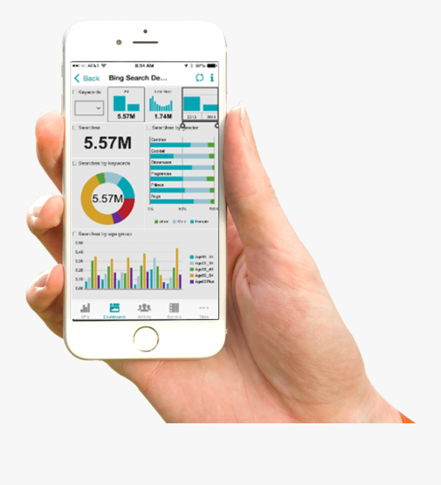 Phone In Hand Png Image - Portable Network Graphics, Transparent Clipart